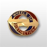 US Army Unit Crest: 68th Support Battalion - Motto: WHEELS OF DISTINCTION