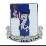 US Army Unit Crest: 50th Infantry Regiment - Motto: PLAY THE GAME