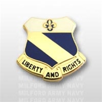 US Army Unit Crest: 349th Regiment (USAR) - Motto: LIBERTY AND RIGHTS