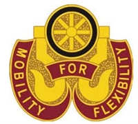 US Army Unit Crest: 436th Transportation Battalion - Motto: MOBILITY FOR FLEXIBILITY