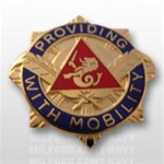 US Army Unit Crest: 57th Transportation Battalion - Motto: PROVIDING WITH MOBILITY