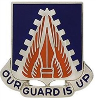 US Army Unit Crest: 150th Aviation Battalion - Motto: OUR GUARD IS UP