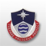 US Army Unit Crest: 203rd Personnel Services Battalion - Motto: PREPARE PRESERVE PROTECT