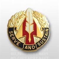 US Army Unit Crest: 1st Personnel Group - Motto: SERVE AND SUSTAIN