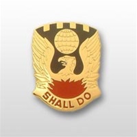 US Army Unit Crest: 22nd Personnel Services Battalion - Motto: SHALL DO
