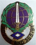 US Army Unit Crest: 306th Civil Affairs Group (USAR) - Motto: ADVISE AND ASSIST