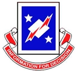 US Army Unit Crest: Information Systems Engineering Command - Motto: INFORMATION FOR DECISION