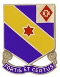US Army Unit Crest: 52nd Infantry Regiment - Motto: FORTIS ET CERTUS