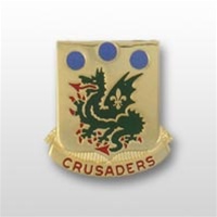 US Army Unit Crest: 72nd Armor Regiment - Motto: CRUSADERS