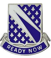 US Army Unit Crest: 89th Cavalry Regiment  - Motto: READY NOW