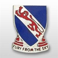 US Army Unit Crest: 508th Infantry Regiment - Motto: FURY FROM THE SKY
