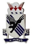 US Army Unit Crest: 505th Infantry Regiment  - Motto: H-MINUS
