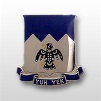 US Army Unit Crest: 297th Infantry Regiment (ARNG AK) - Motto: YUH YEK