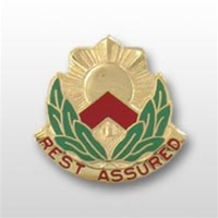 US Army Unit Crest: 593rd Sustainment Brigade - Motto: REST ASSURED
