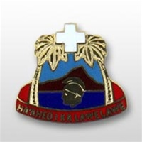 US Army Unit Crest: Tripler USAR Hospital Hawaii - Motto: HA AHEO I KA LAWELAWE