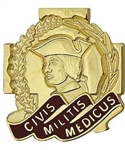 US Army Unit Crest: Army Reserve Medical Command - MOTTO: CIVIS MILITIS MEDICUS