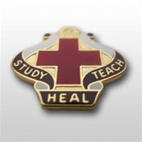 US Army Unit Crest: 452nd. Combat Support Hospital - Motto: STUDY HEAL TEACH