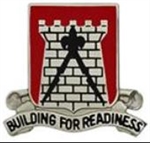 US Army Unit Crest: 891st Engineer Battalion - BUILDING FOR READINESS