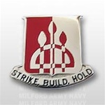 US Army Unit Crest: 983rd Engineer Battalion - Motto: STRIKE BUILD HOLD