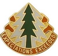 US Army Unit Crest: 1st Signal Group - Motto: EXPECTATIONS SUCCEEDED