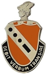 US Army Unit Crest: 56th Signal Battalion - Motto: DEBIT VERBUM TRANSIRE