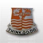 US Army Unit Crest: 504th Signal Battalion - Motto: THINK, GO, DO