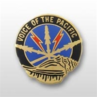 US Army Unit Crest: 516th Signal Battalion - Motto: VOICE OF THE PACIFIC