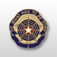 US Army Unit Crest: Criminal Investigation Command - Motto: DO WHAT HAS TO BE DONE