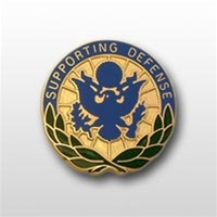 US Army Unit Crest: Personnel In DOD & Joint Activities - Motto: SUPPORTING DEFENSE