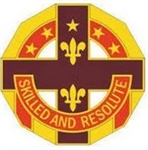 US Army Unit Crest: 212th Combat Support Hospital - Motto: SKILLED AND RESOLUTE