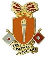 US Army Unit Crest: Signal Center & School - Motto: PRO PATRIA VIGILANS