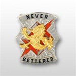 US Army Unit Crest: 78th Signal Battalion - Motto: NEVER BETTERED