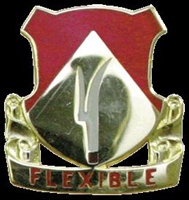 US Army Unit Crest: 94th Field Artillery Regiment - Motto: FLEXIBLE