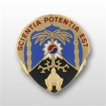 US Army Unit Crest: 500th Military Intelligence Brigade - Motto: SCIENTIA POTENTIA EST