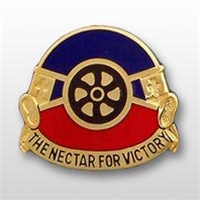 US Army Unit Crest: 260th Quartermaster Battalion - Motto: THE NECTAR FOR VICTORY