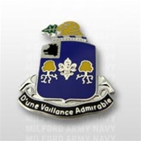 US Army Unit Crest: 39th Infantry Regiment - Motto: D UNE VAILLANCE ADMIRABLE
