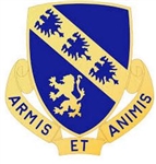 US Army Unit Crest: 317th Infantry Regiment (USAR) - Motto: ARMIS ET ANIMIS