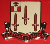 US Army Unit Crest: 54th Engineer Battalion - Motto: ESSAYONS ET FAISONS