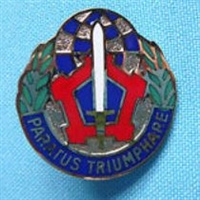 US Army Unit Crest: Military Personnel Center - Motto: PARATUS TRIUMPHARE