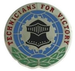 US Army Unit Crest: 203rd Military Intelligence Battalion - Motto: TECHNICIANS FOR VICTORY