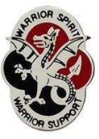 US Army Unit Crest: 530th Support Battalion - Motto: WARRIOR SPIRIT WARRIOR SUPPORT