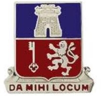 US Army Unit Crest: 141st Support Battalion - Motto: DA MIHI LOCUM