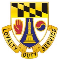 US Army Unit Crest: 229th Support Battalion - Motto: LOYALTY DUTY SERVICE