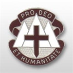 US Army Unit Crest: MEDDAC Fort Carson - Motto: PRO DEO ET HUMANITATE