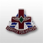 US Army Unit Crest: MEDDAC Fort Huachuca - Motto: SERVICE FOR HEALTH