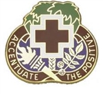 US Army Unit Crest: MEDDAC Fort Jackson - Motto: ACCENTUATE THE POSITIVE