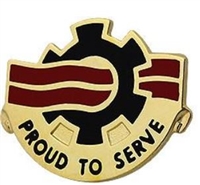 US Army Unit Crest: 240th Quartermaster Battalion - Motto: PROUD TO SERVE