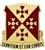 US Army Unit Crest: 701st Support Battalion - Motto: SERVITIUM ET COR CORDIS