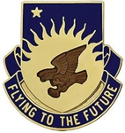 US Army Unit Crest: 207th Aviation Battalion - Motto: FLYING TO THE FUTURE