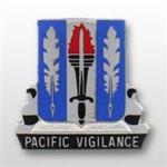 US Army Unit Crest: 205th Military Intelligence Battalion - Motto: PACIFIC VIGILANCE